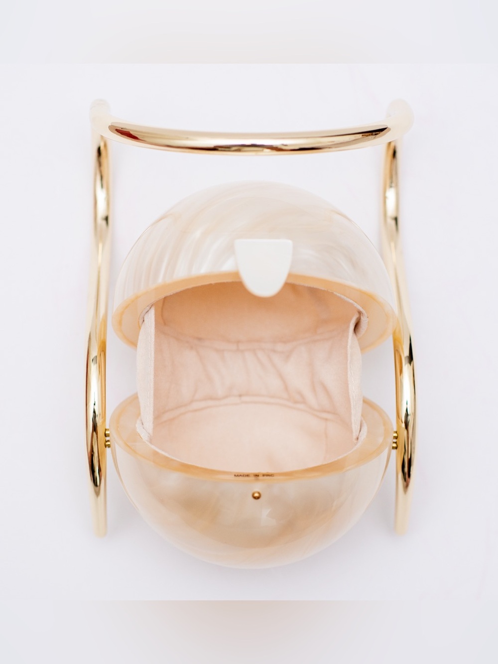 cult gaia Pearl Swirl Orb Bag with Gold Hardware - Picture 3 of 5